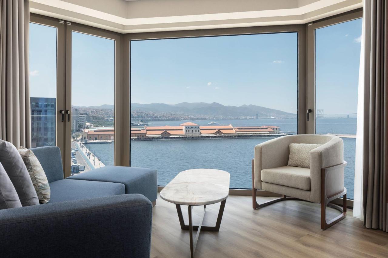 Izmir Marriott Hotel Exterior photo View from a suite